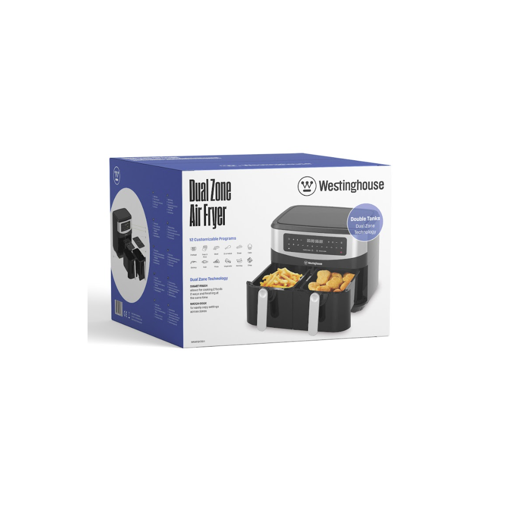 WESTINGHOUSE AIR FRYER DOUBLE TANK WKAFQK5511