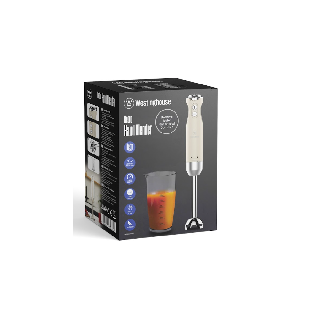 WESTINGHOUSE HAND BLENDER (WITH BEAKER) WKHBSB270WH