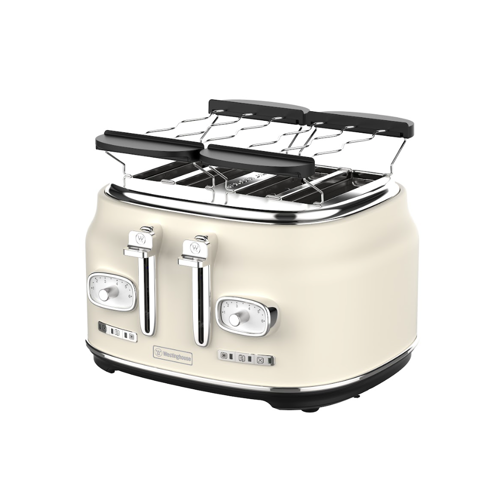 WESTINGHOUSE 4 SLICE TOASTER RETRO WKTTBD809WH