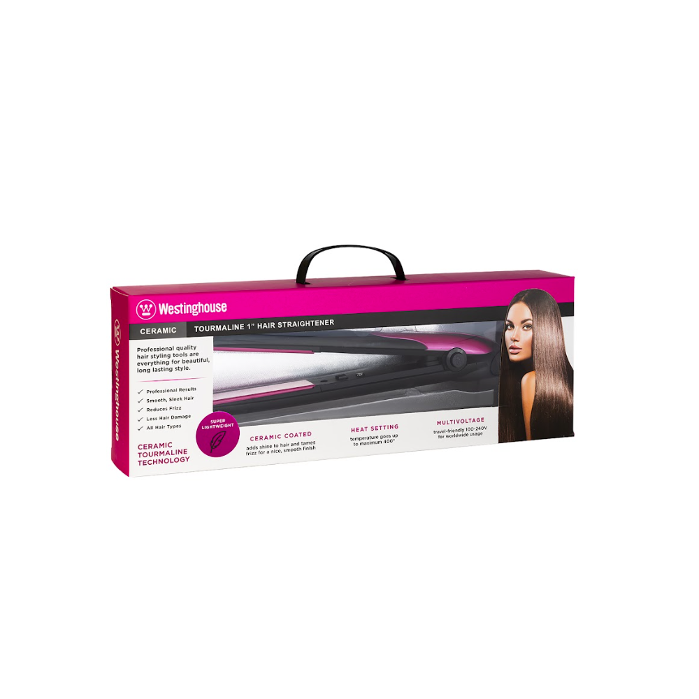 WESTINGHOUSE HAIR STRAIGHTNER CERAMIC TOURMALINE WH1126