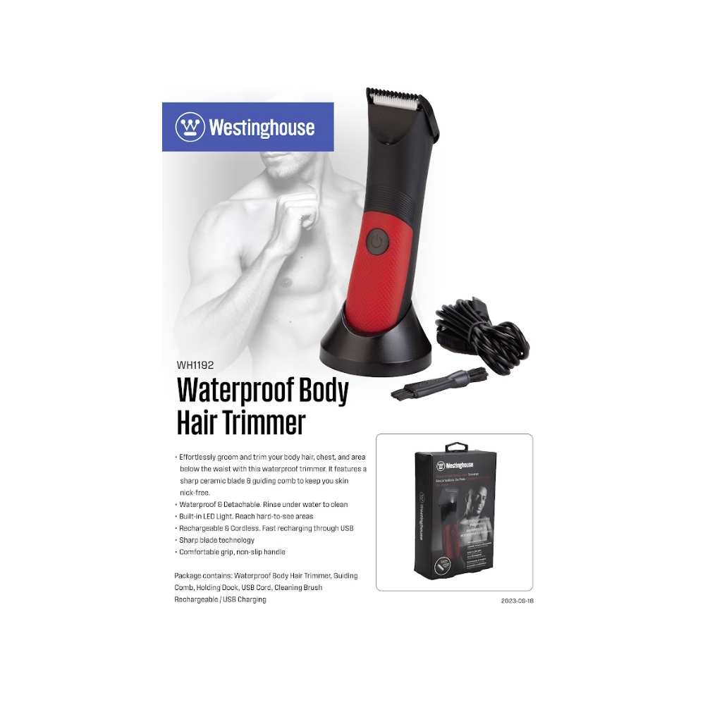 WESTINGHOUSE BODY TRIMMER (WATERPROOF) WH1192