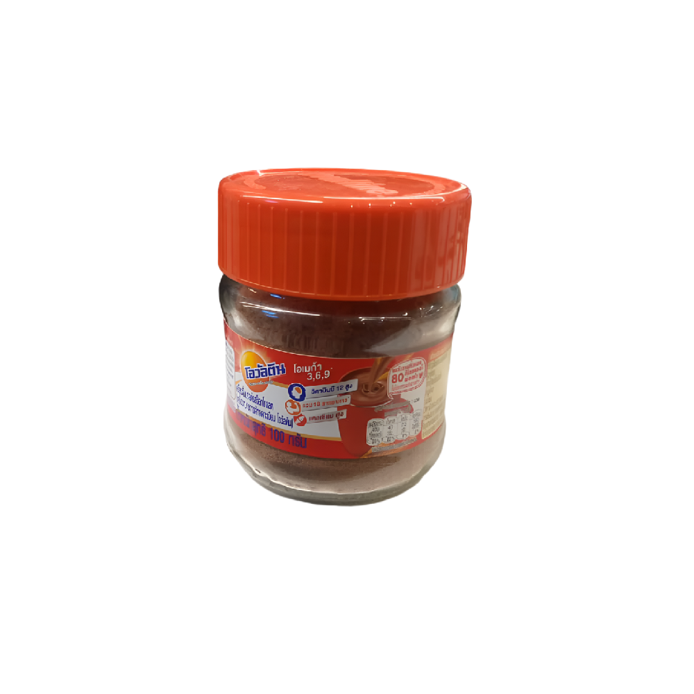 OVALTINE INSTANT DRINK POWDER GLASS BOTTLE 100 GM