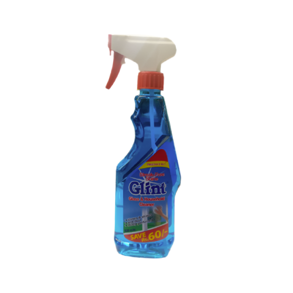 GLINT GLASS CLEANER AND HOUSEHOLD 500 ML