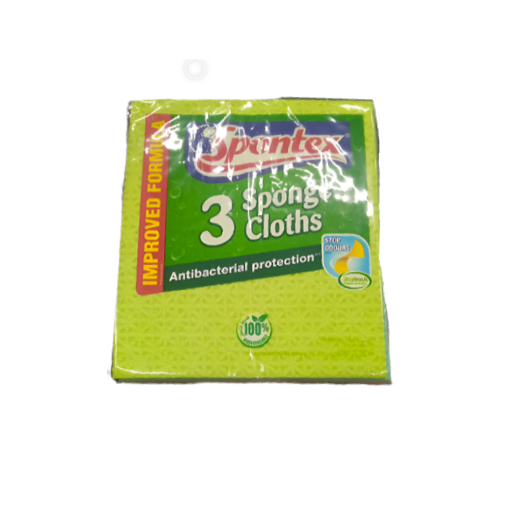 SPONTEX 3 SPONGE CLOTHS