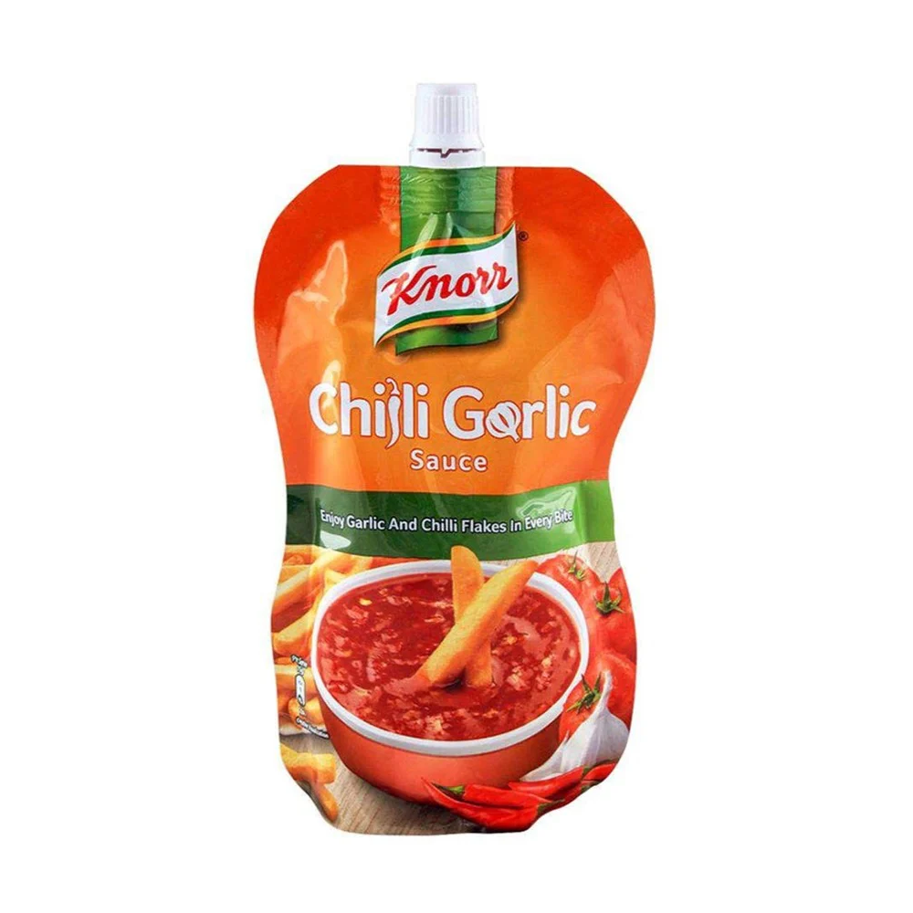 KNORR CHILLI GARLIC SAUCE POUCH 400 GM