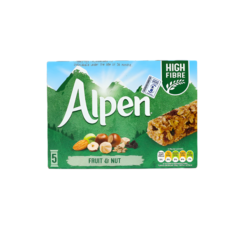 ALPEN CEREAL BARS FRUIT & NUT 5PC 140 GM