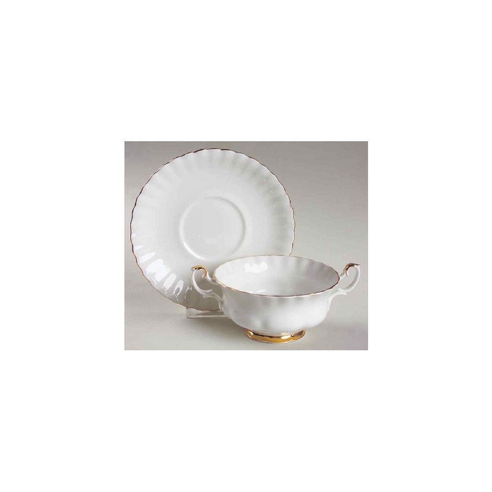 BOWL SOUP N SAUCER ROYAL ALBERT VALDOR