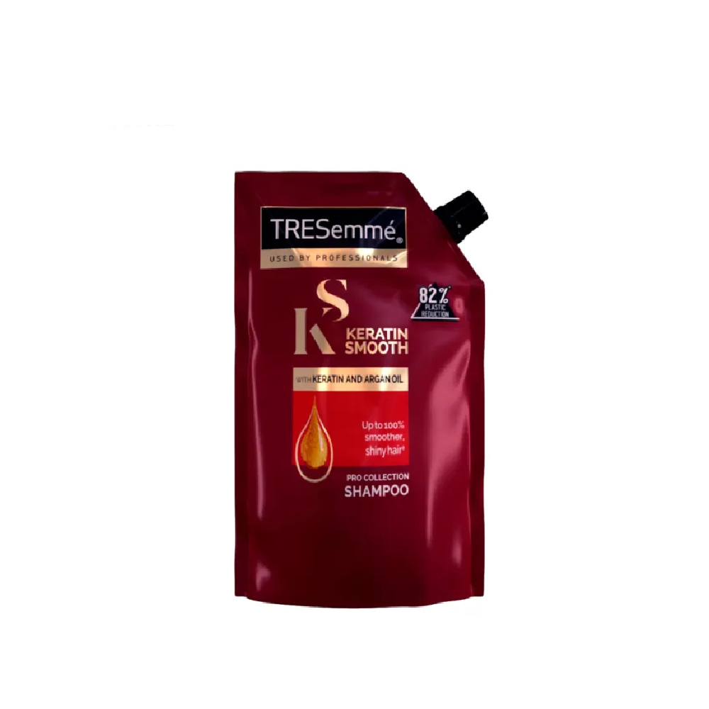 TRESEMME SHAMPOO KERATIN SMOOTH POUCH 1 LTR