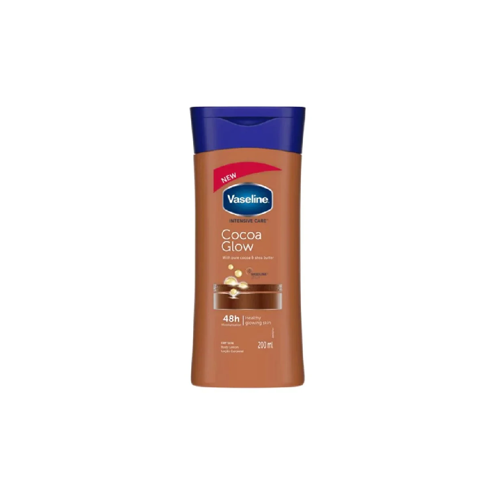 VASELINE LOTION INSENTIVE CARE COCOA GLOW 200 ML BASIC