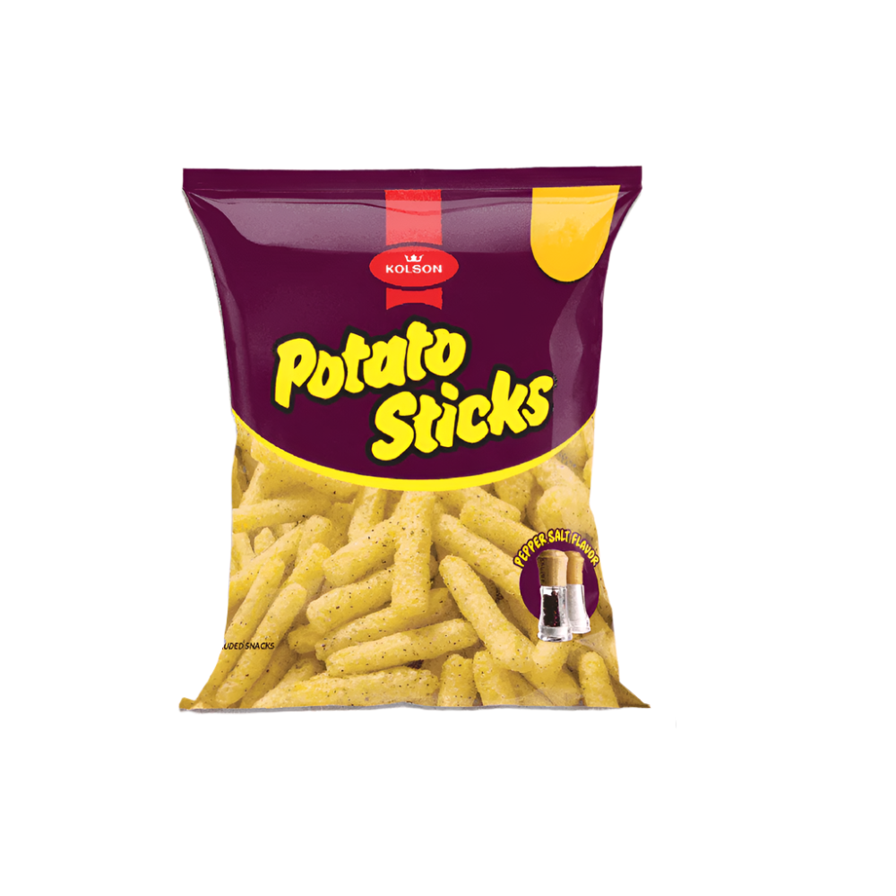 KOLSON POTATO STICKS PEPPER & SALT 16 GM