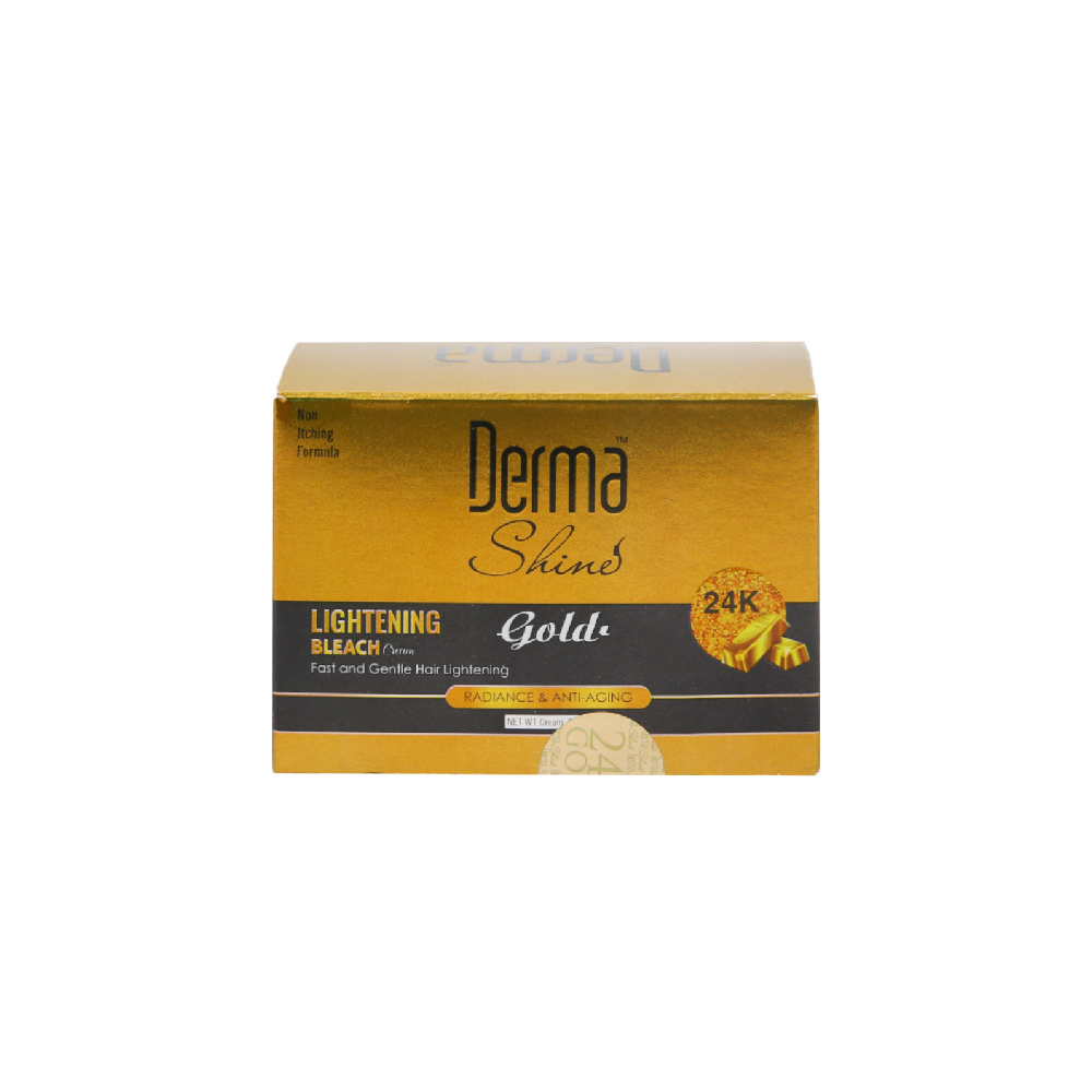 DERMA SHINE 24K GOLD LIGHTENING BLEACH CREAM 90 GM – Al-Fatah