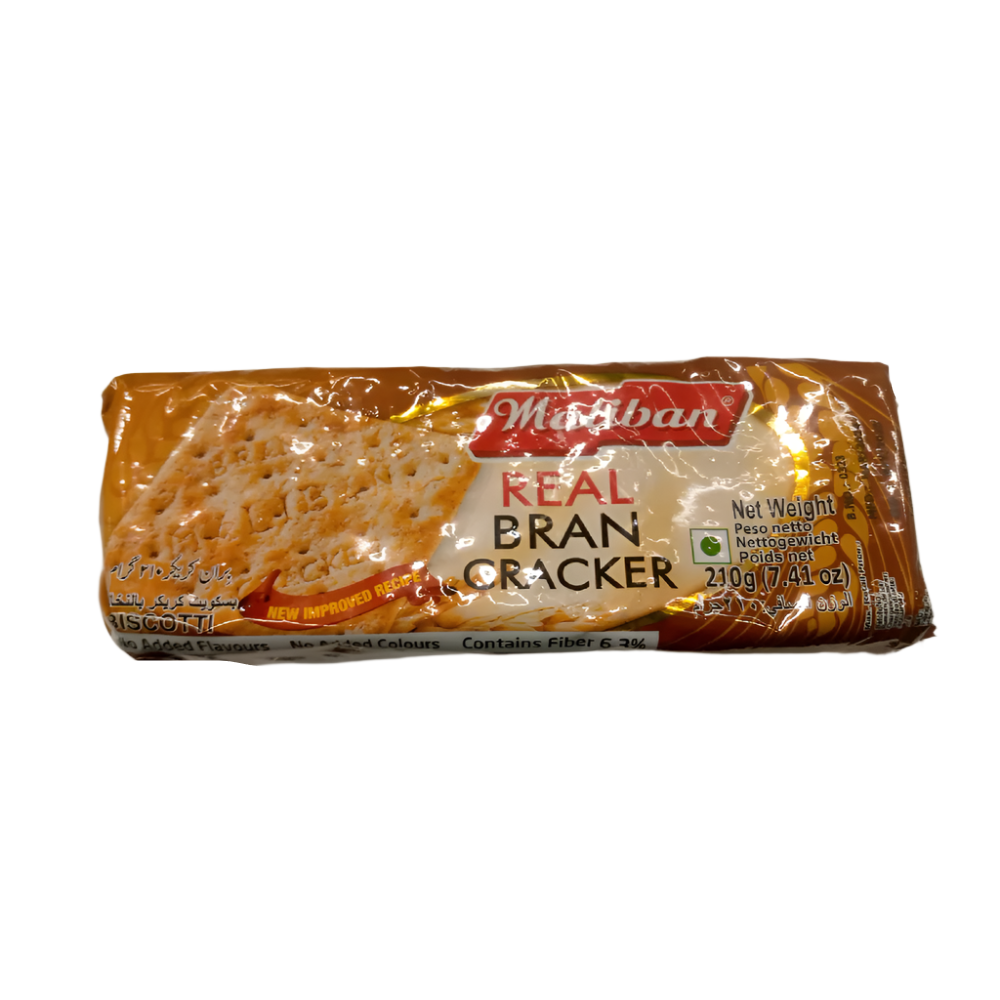 MALIBAN BRAN CRACKER 210GM