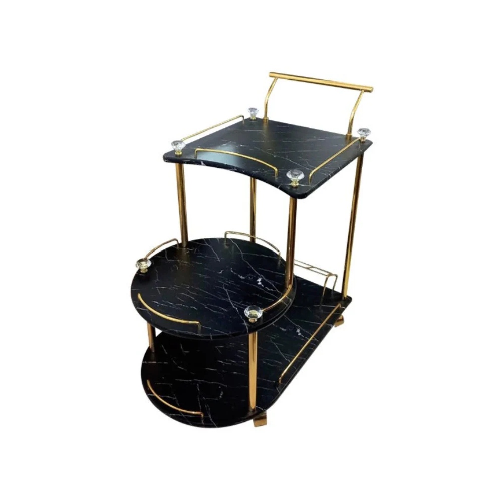 TEA TROLLY NEW STATE BLACK GOLDEN