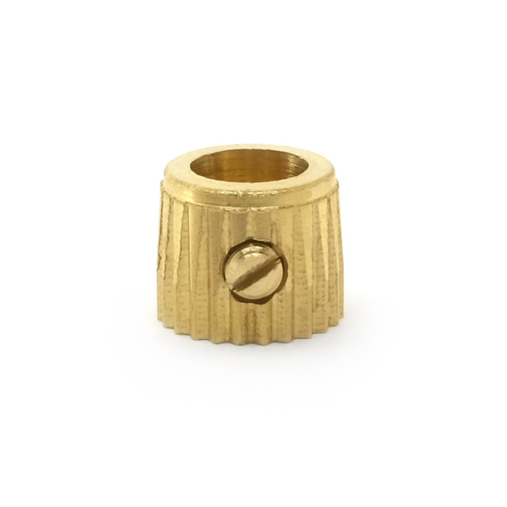 KNOB WITH BRASS SCREW SILVANO