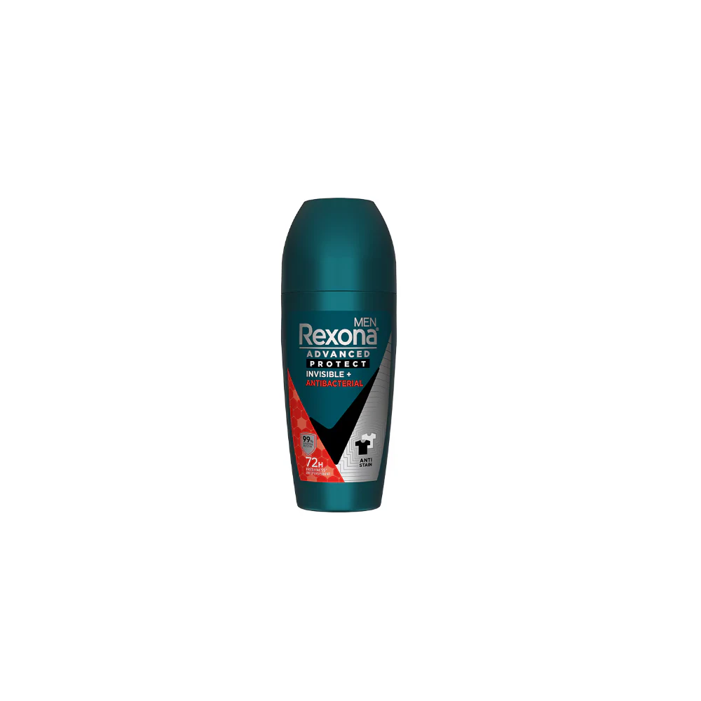 REXONA ROLL ON ADVANCED PROTECT MEN INVISIBLE ANTIBACTERIAL