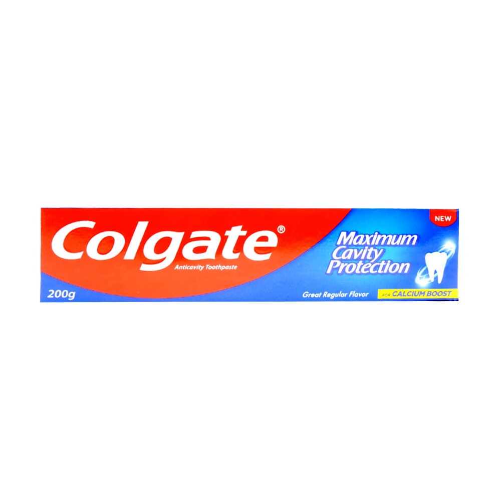 COLGATE TOOTH PASTE MAXIMUM CAVITY PROTECTION 200 GM