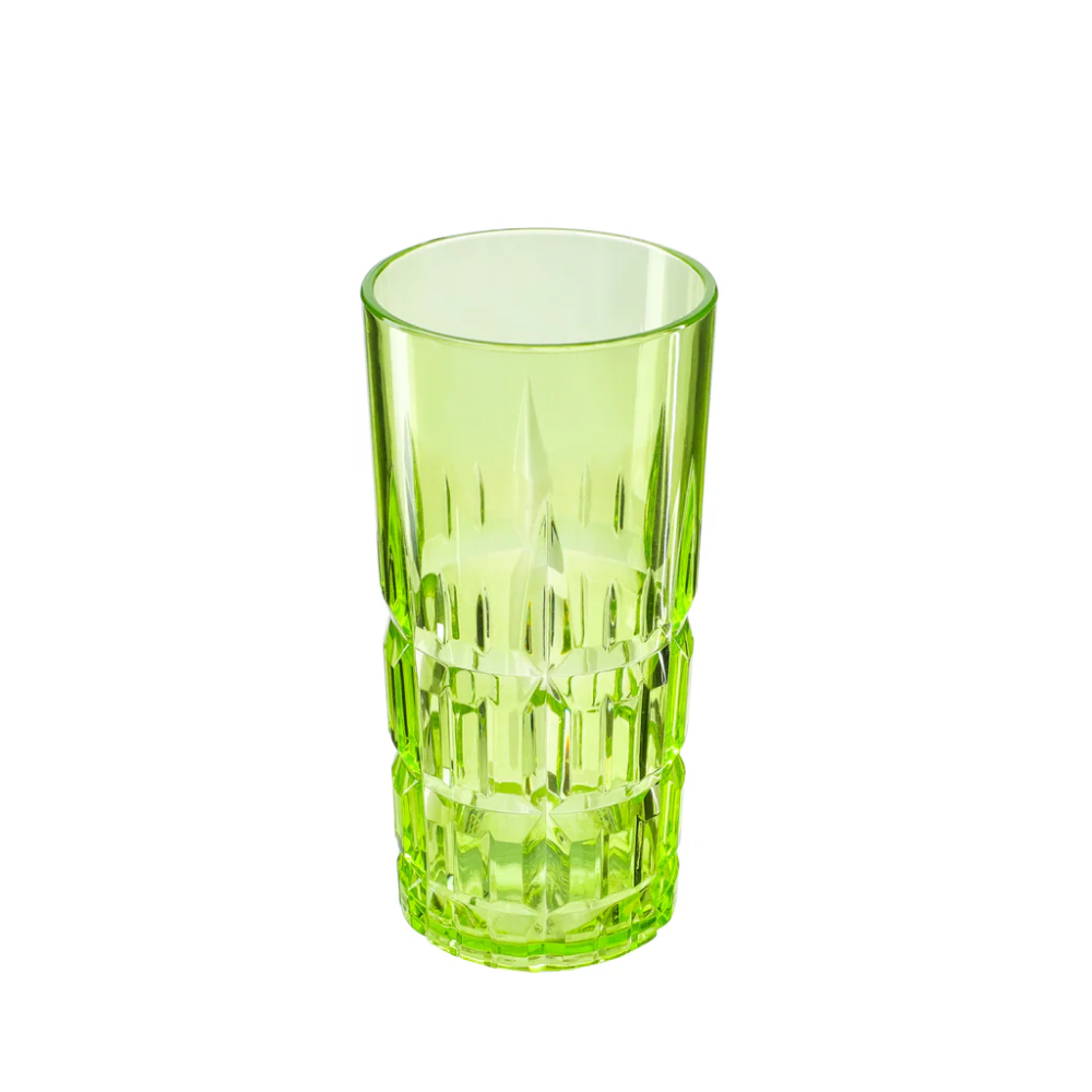 GLASS ACRYLIC SPEARHEAD CUT AC104-05 GREEN (Pack 6)