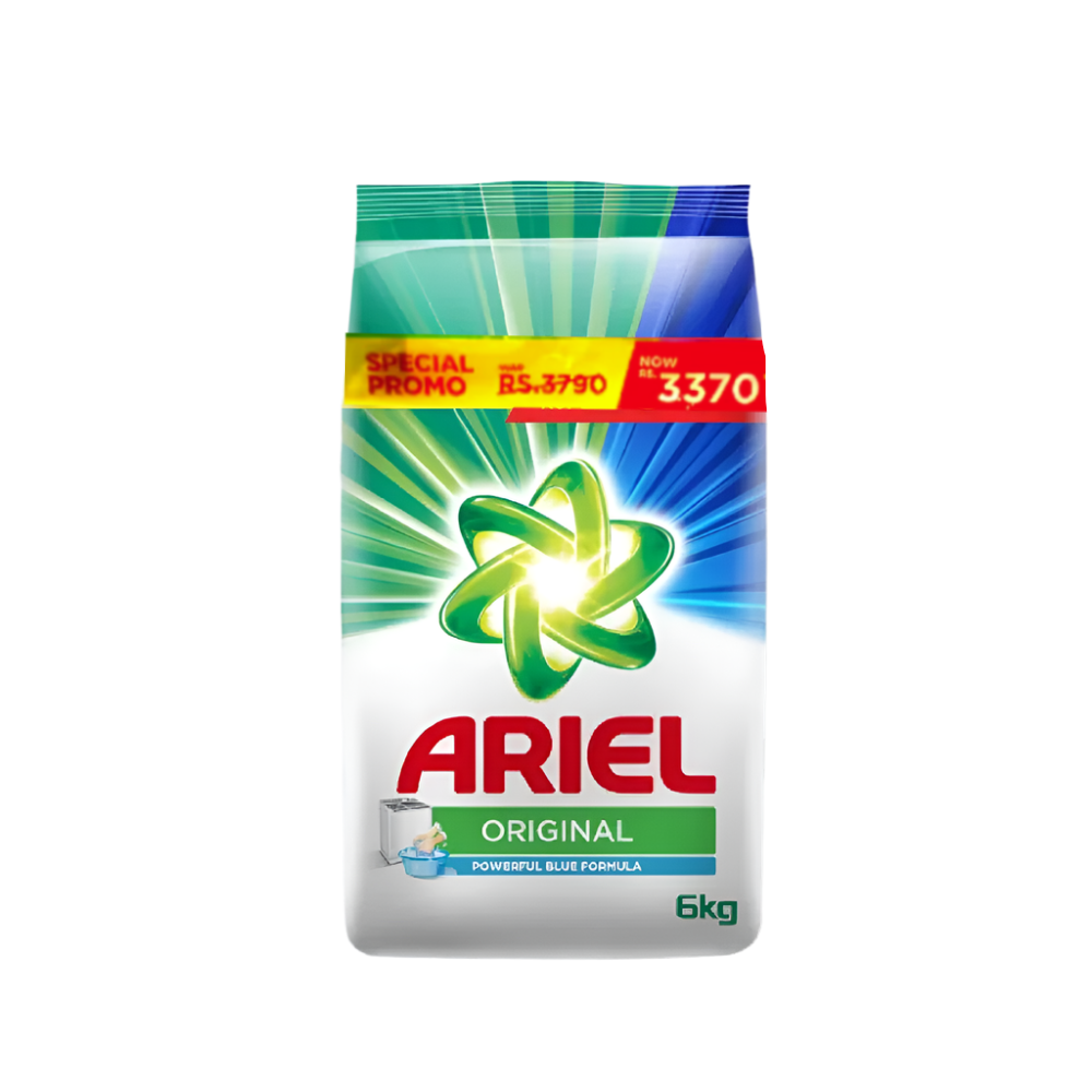 ARIEL WASHING POWDER ORIGINAL 6KG