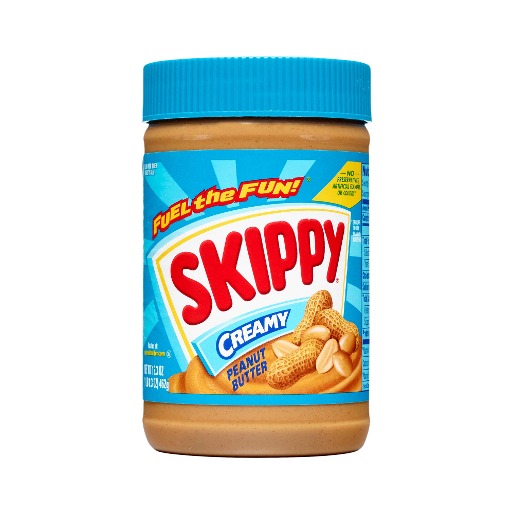 SKIPPY SPREAD PEANUT BUTTER CREAMY EXTRA SMOOTH 454 GM