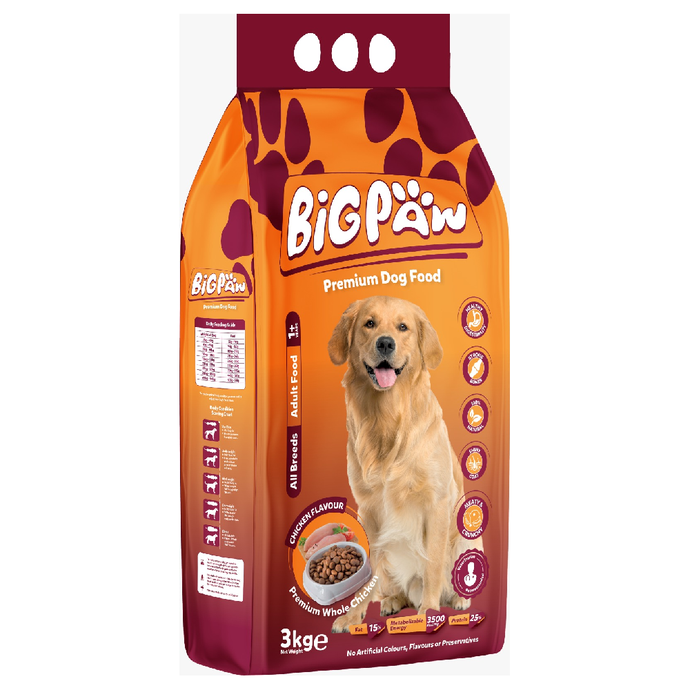 BIG PAW DOG FOOD ADULT 3 KG