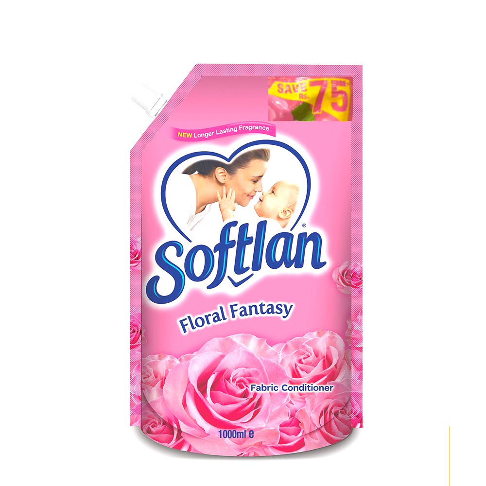 SOFTLAN FABRIC CONDITIONER FLORAL FANTASY POUCH 1000 ML