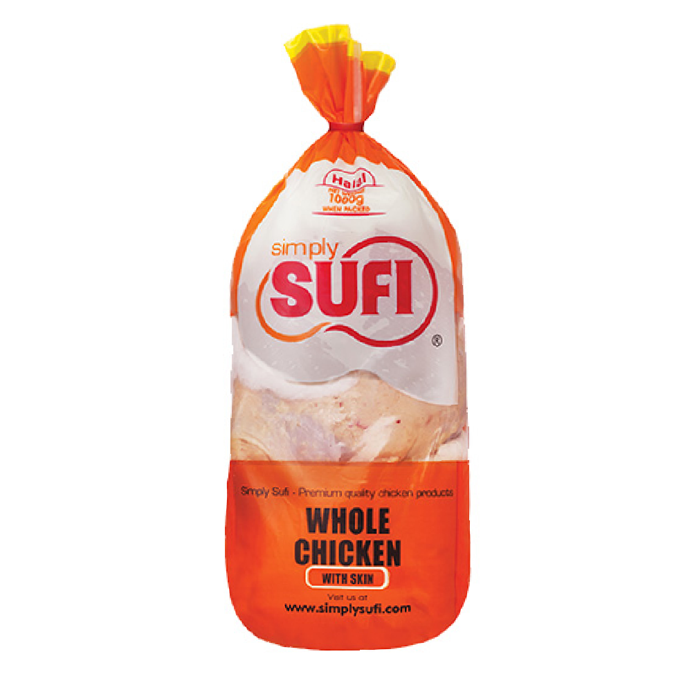 SUFI WHOLE CHICKEN W/O SKIN 1K PC