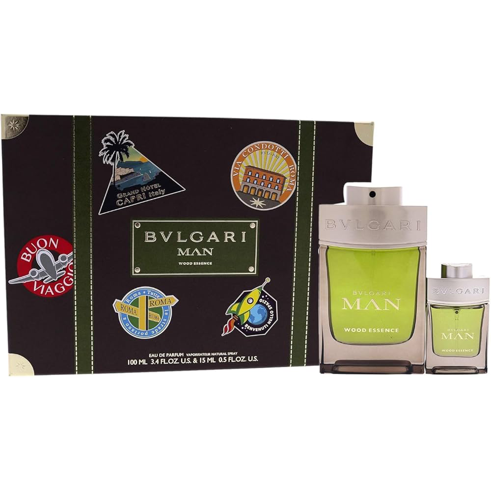 BVLGARI WOOD ESSENCE FOR MEN EDP 2PC GIFT SET