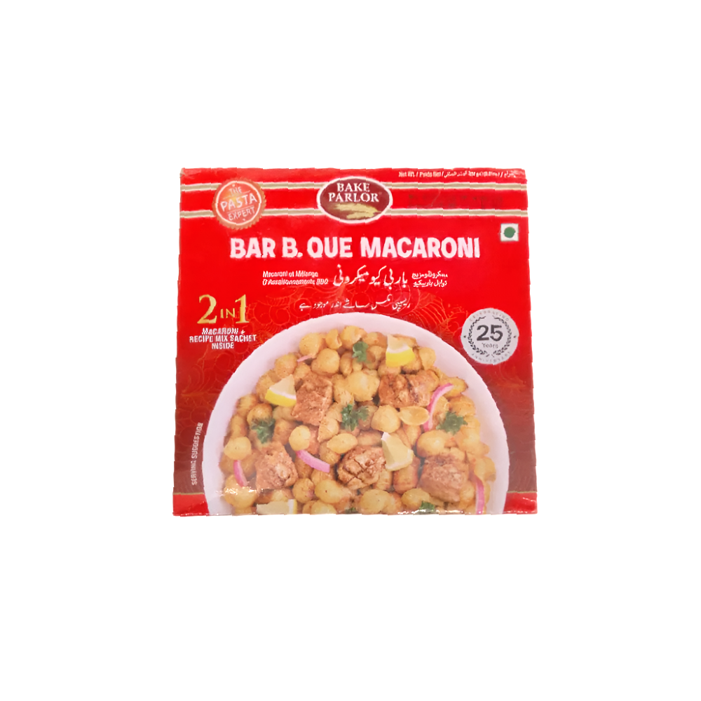 BAKE PARLOR BAR B Q MACARONI 250 GM