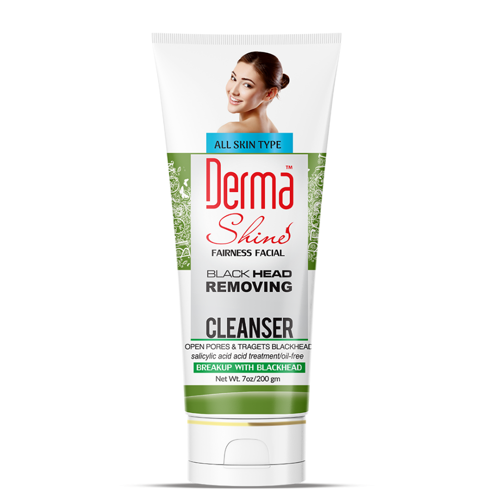DERMA SHINE BLACK HEAD REMOVING CLEANSER 200 ML PC