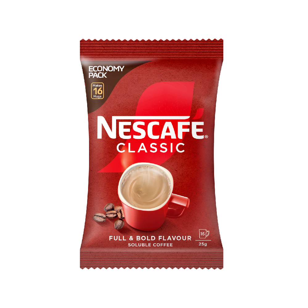 NESCAFE CLASSIC COFFE SACHET 16 CUPS 25 GM
