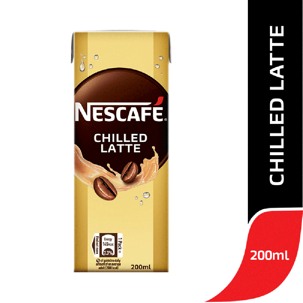 NESCAFE COFFEE CHILLED LATTE LIQUID 200 ML