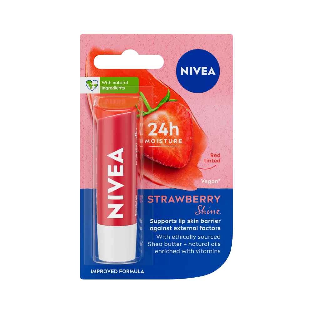 NIVEA CHAPSTICK STAWBERRY 4.8G