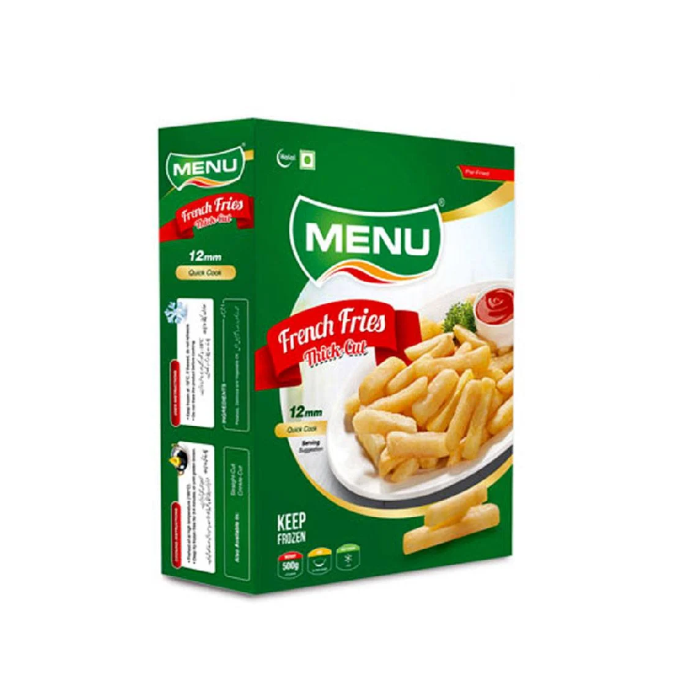 MENU FRENCH FRIES STRAIGHT 12MM 500GM
