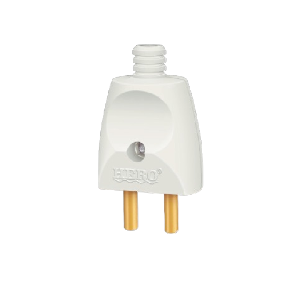 HERO SHOO PLUG 2 PIN 6-AMP 250-VOLT W-006