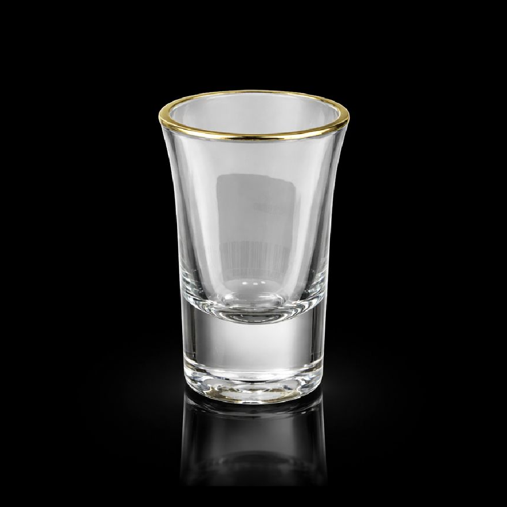 GLASS HONGLI IR SHORT GOLDEN G2102AD (Pack of 6)