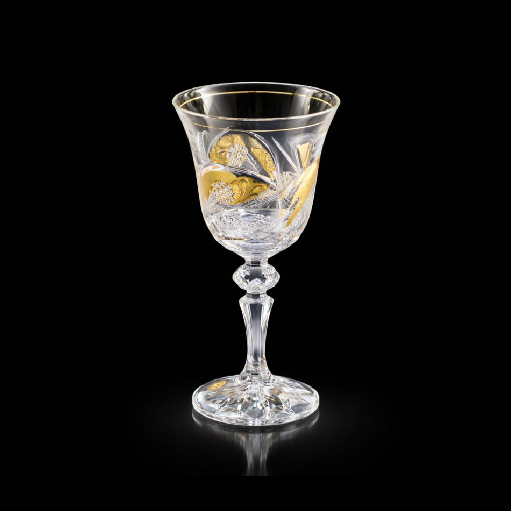 GLASS WINE GOLD CRYSTAL 12S16/0/3501Z/170/606 PC