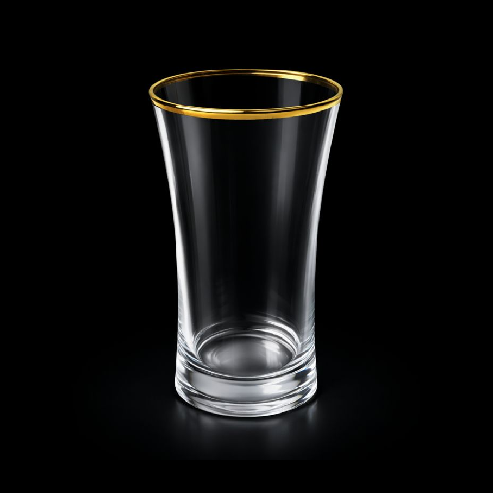 GLASS PSB AZUR 3MM GOLD 420055-17 (Pack 6)