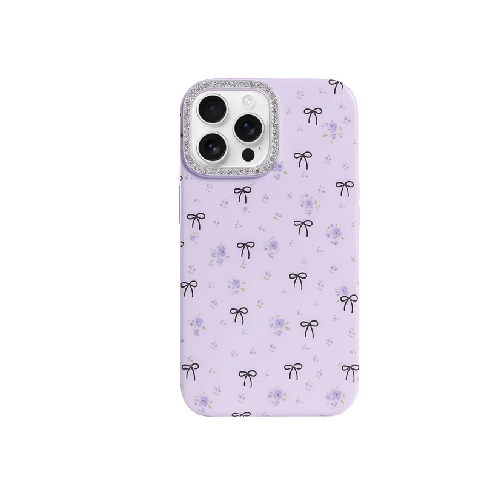 iPhone 16 Pro Max Bow & Star Printed Case
