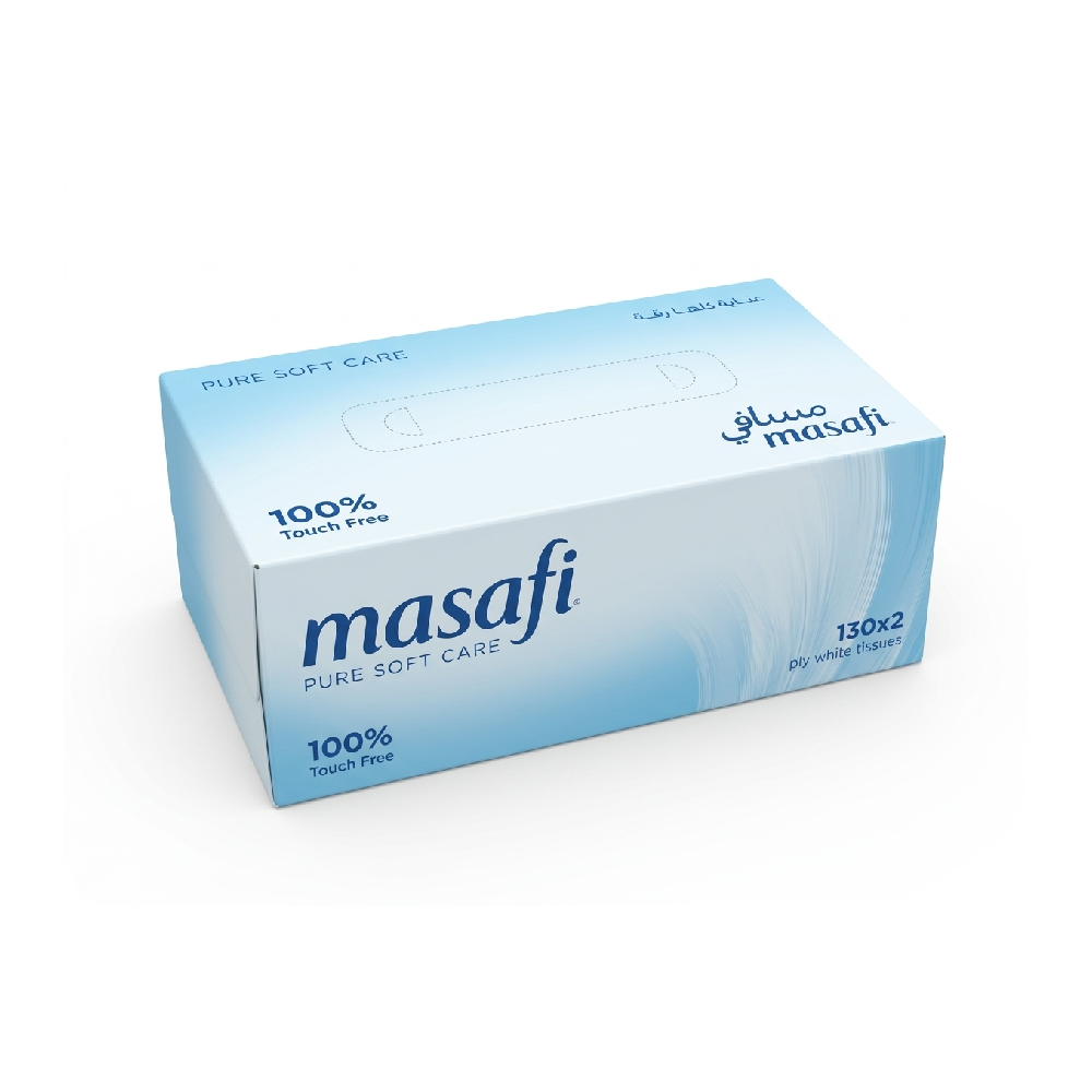 MASAFI TISSUE WHITE SOFT CARE 130X2 PLY