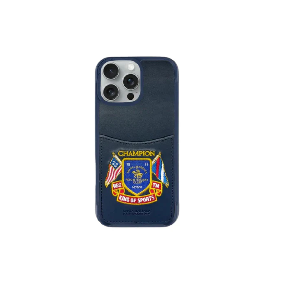 iPhone 16 Pro Max Polo Racquet Club Leather Case