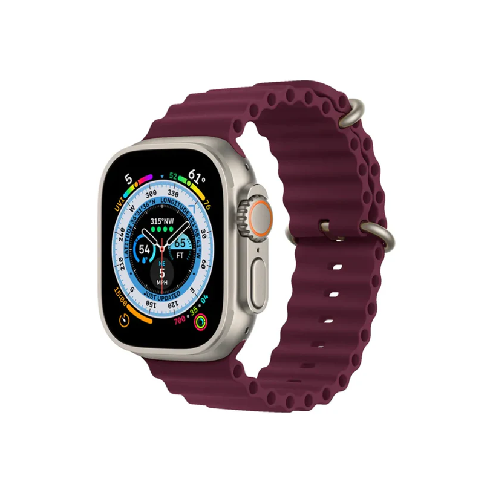 Apple Watch Ocean Silicon Strap 49mm