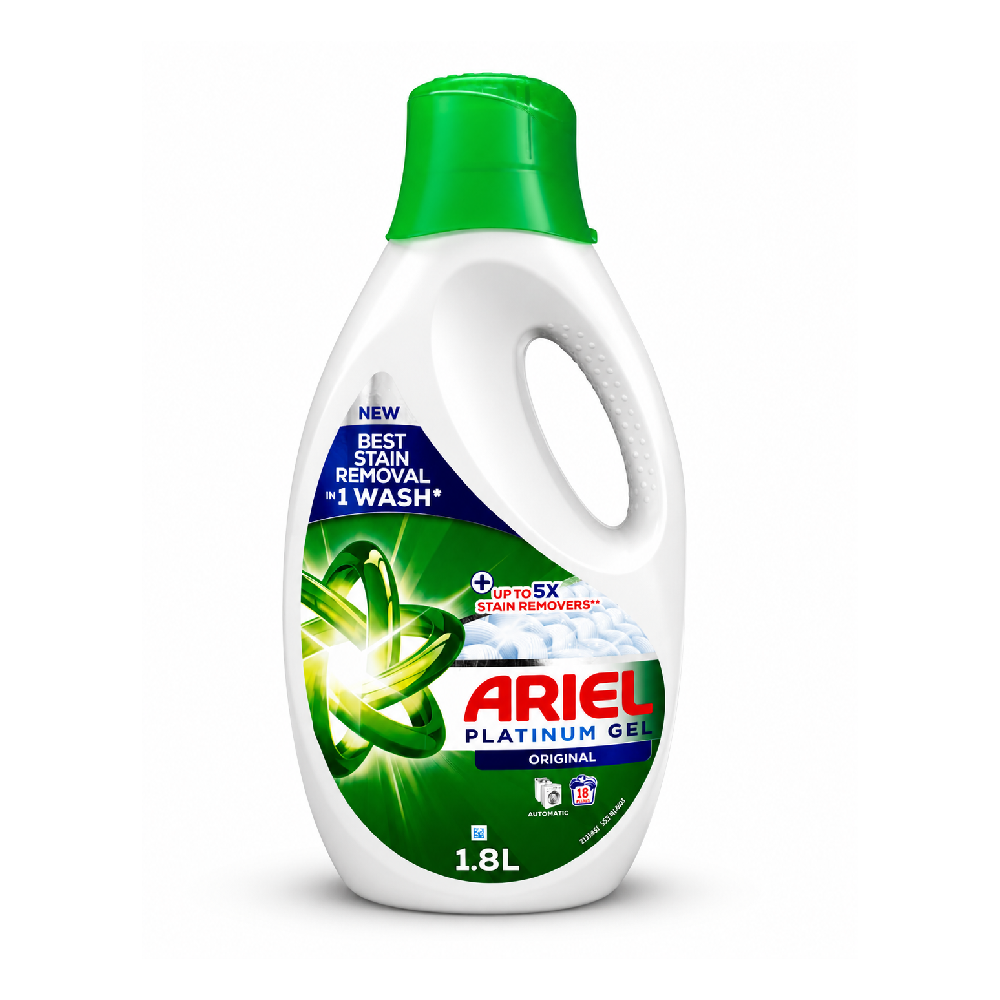 ARIEL WASHING LIQUID GEL POWER GEL 1.8 LTR