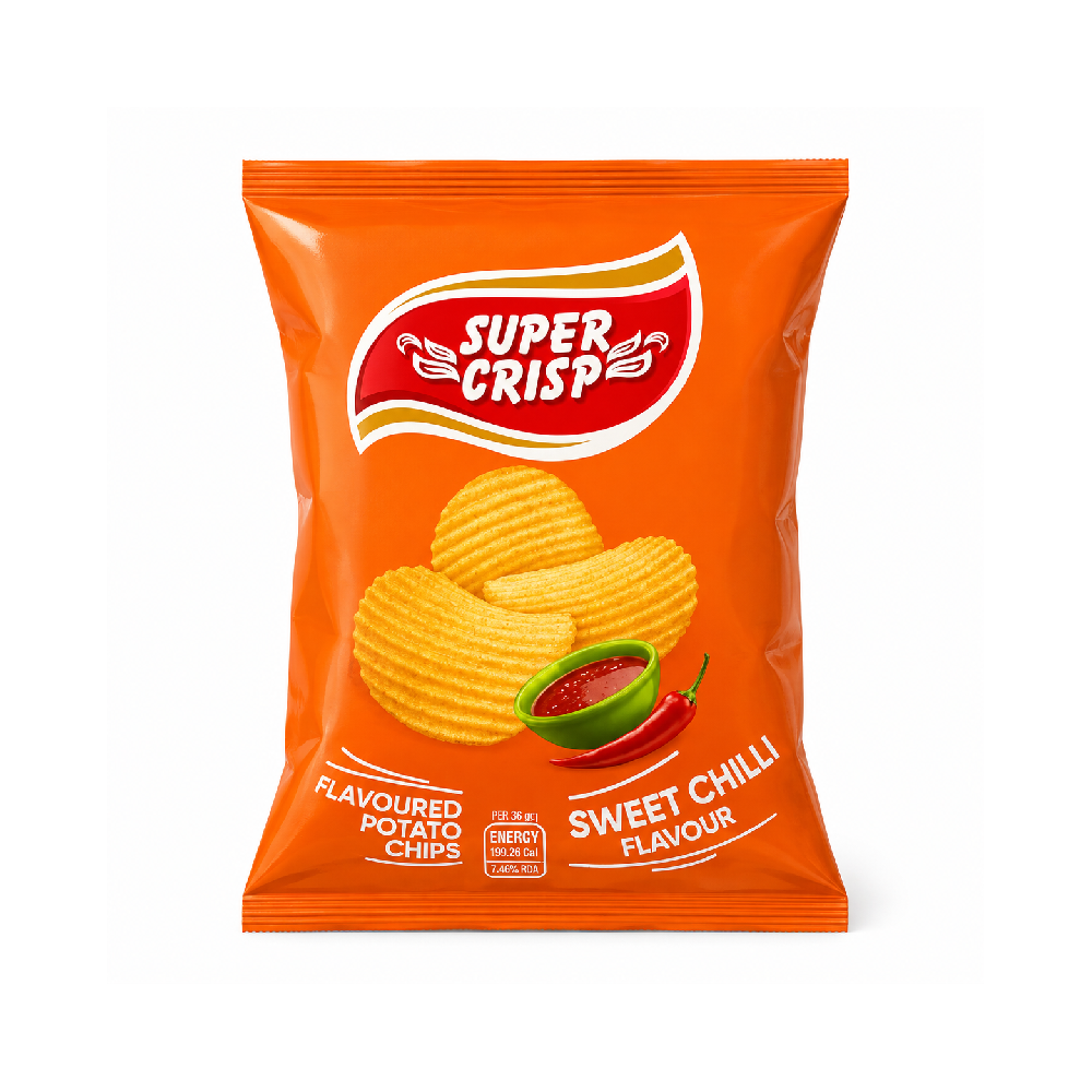 SUPER CRISP CHIPS SWEET CHILI 32GM