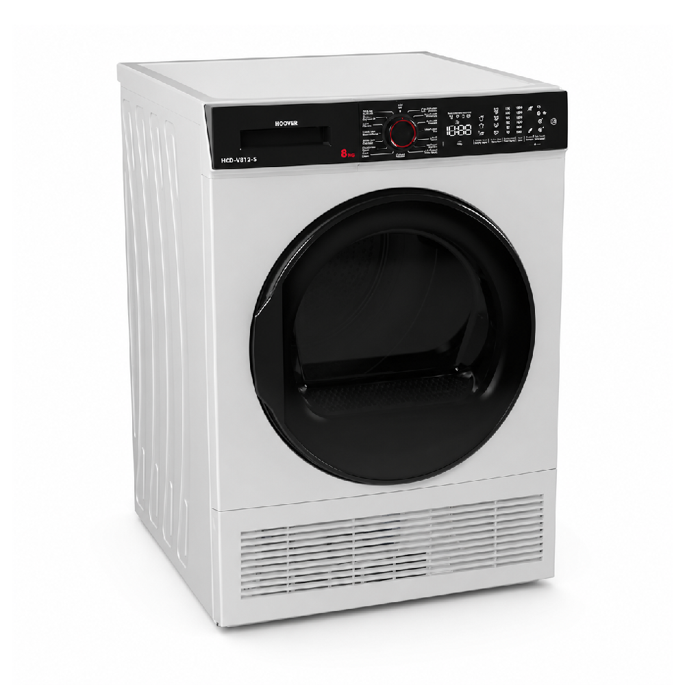 HOOVER 8 KG CONDENSER DRYER 1200 RPM SILVER HCDV812S