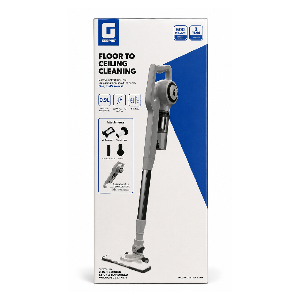 GEEPAS VACUUM CLEANER STICK GVC-2596