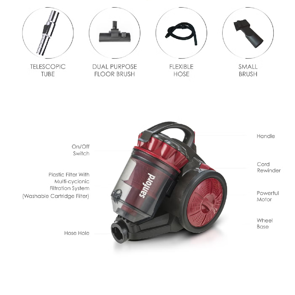 SANFORD VACUUM CLEANER SF882VC BS