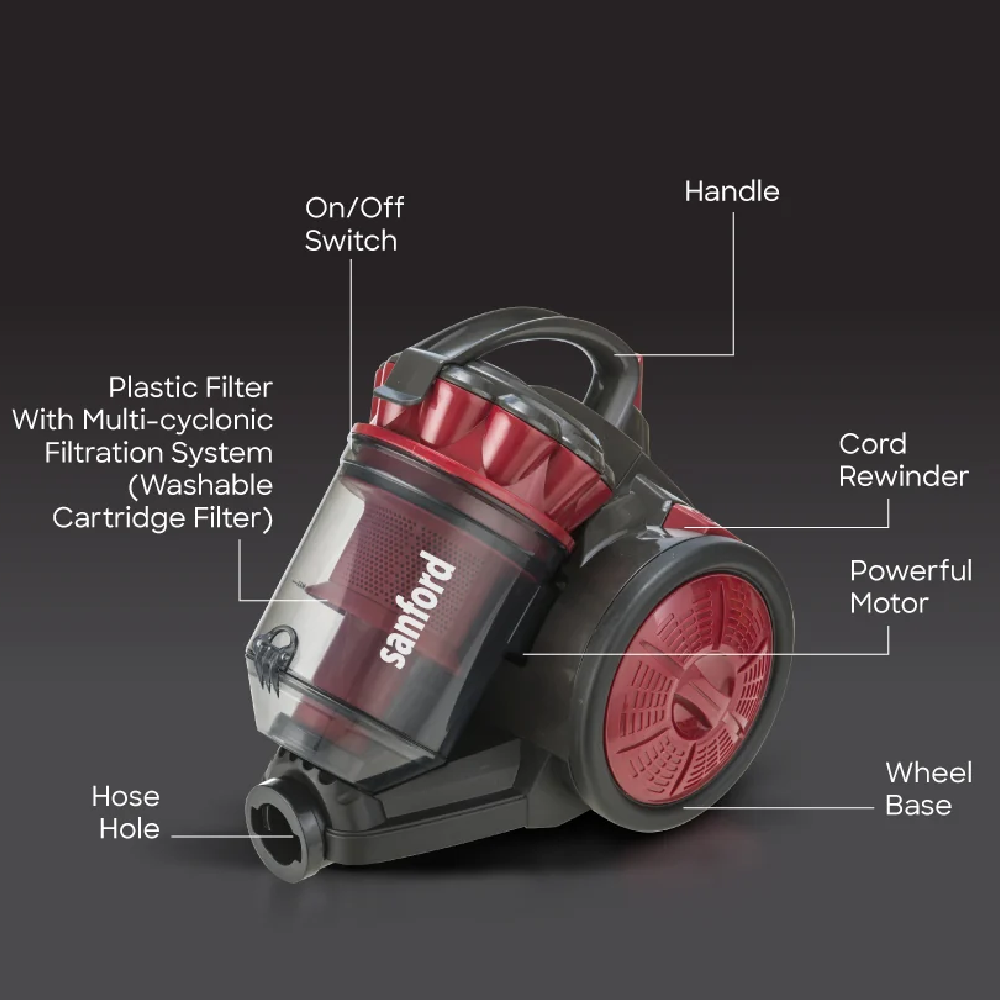 SANFORD VACUUM CLEANER SF882VC BS