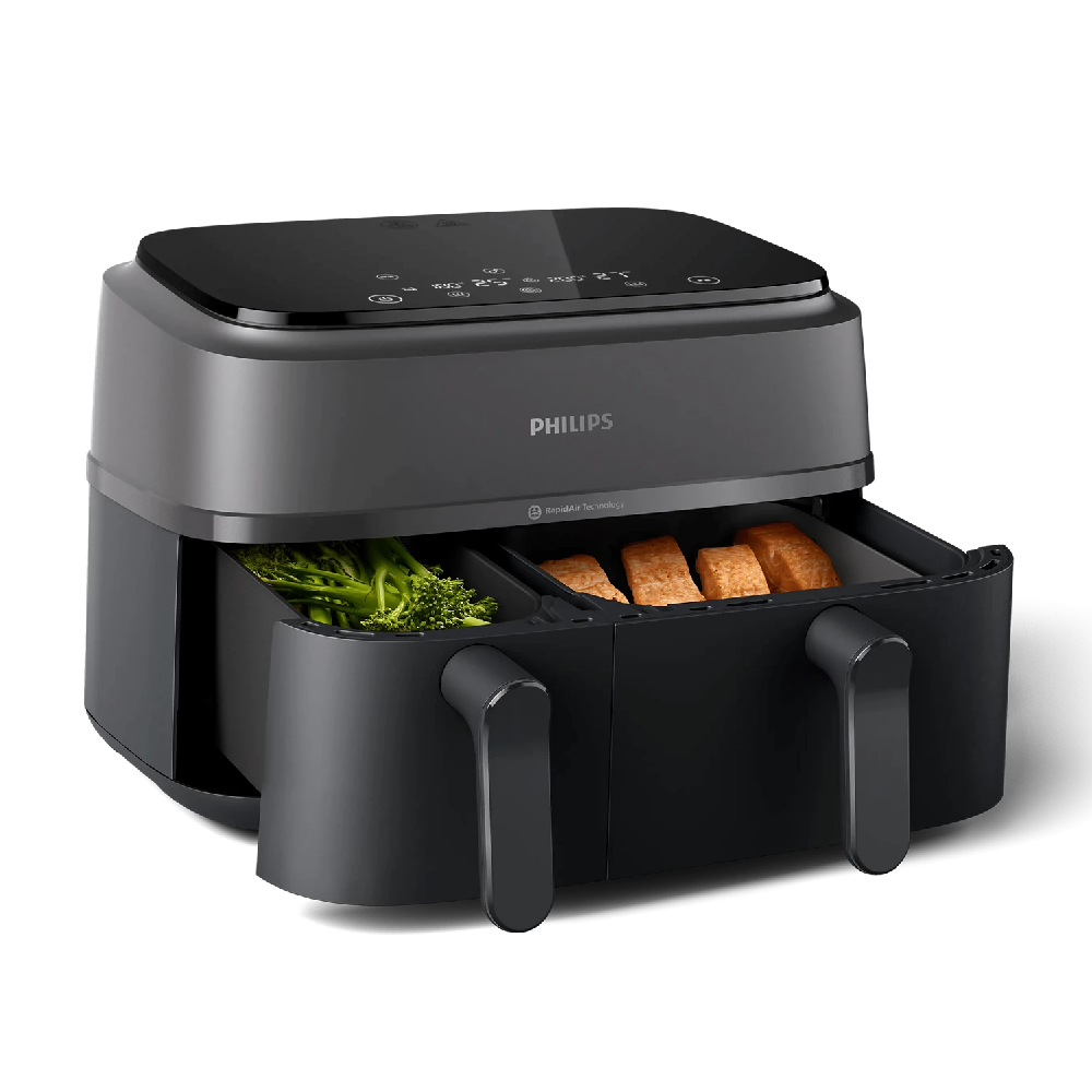 PHILIPLS AIR FRYER DUAL BASKET 9 LTR NA350