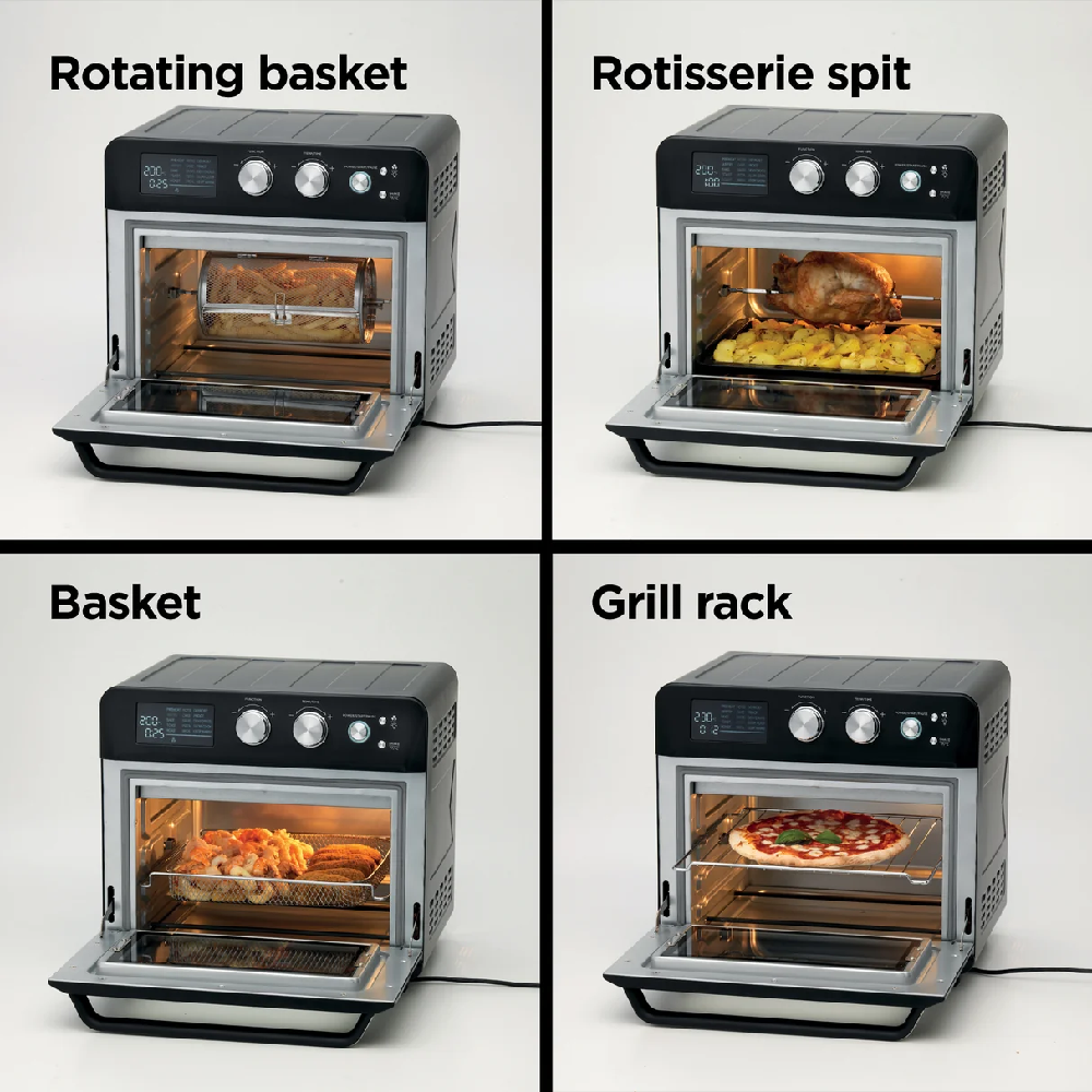 KENWOOD MICROWAVE OVEN & AIR FRYER MOA25.600BK