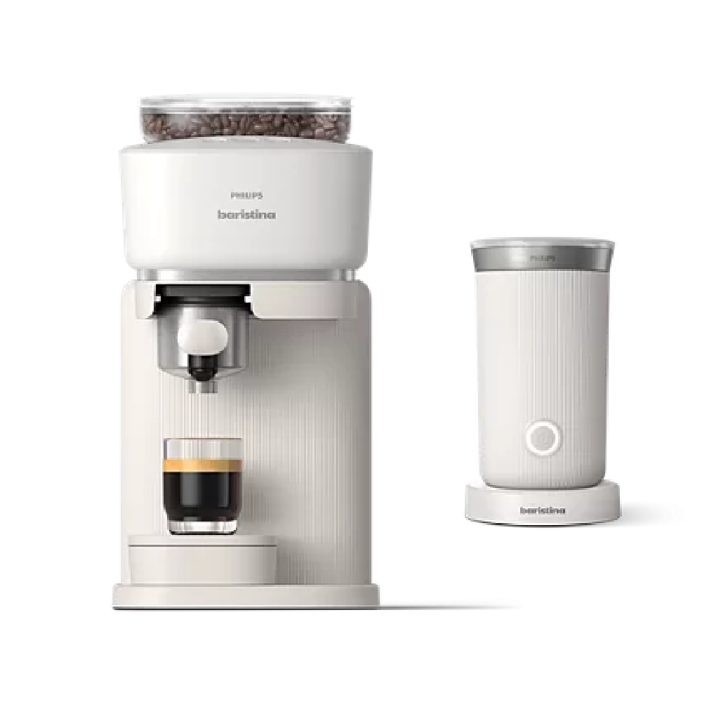 PHILIPS ESPRESSO COFFEE MAKER WITH FROTHER WHITE BAR 303-00
